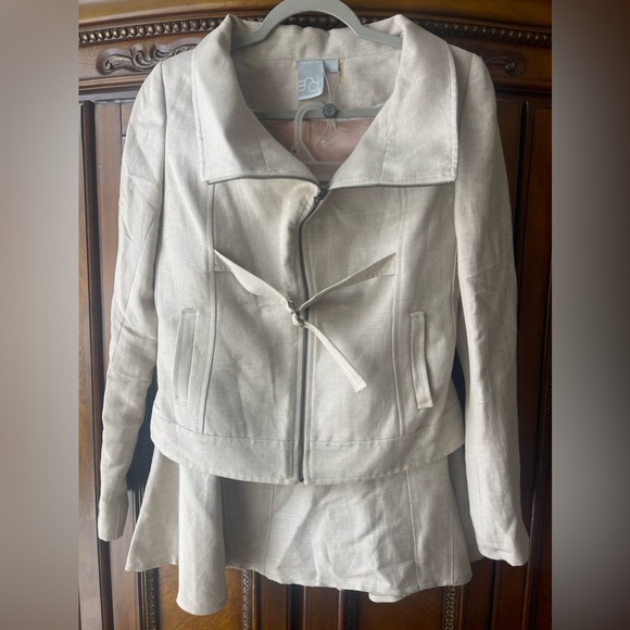 Andy The Anh Ardy Linen 2 Piece Skirt Suite Sz4 NWOT - Picture 1 of 5